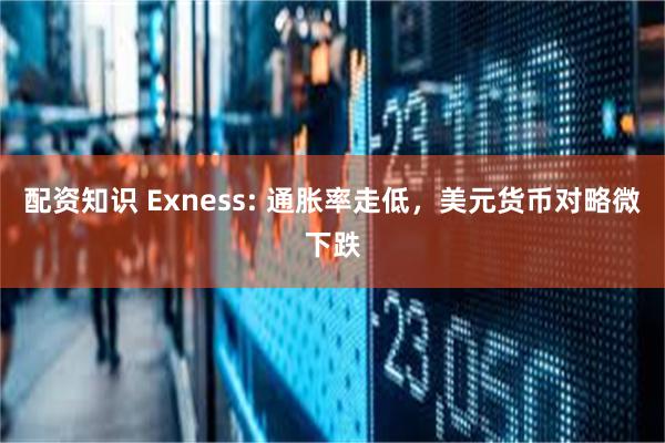 配资知识 Exness: 通胀率走低，美元货币对略微下跌
